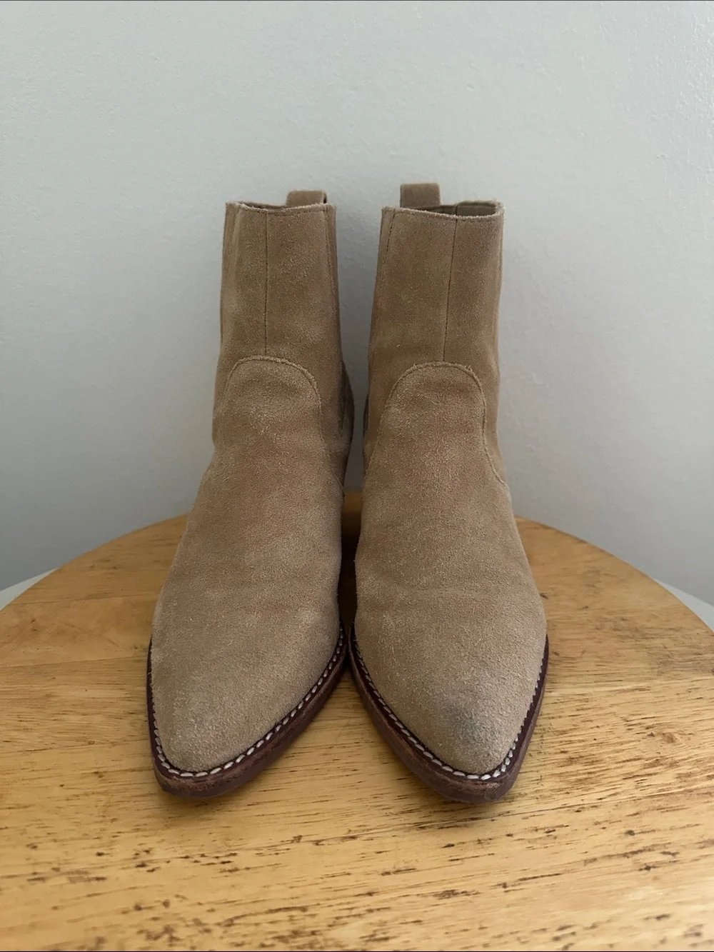 J. Crew Suede Western Ankle Boots - size 5.5 season 2019 winter